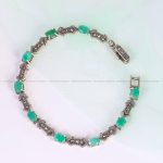 دستبند فیروزه زنانه کد 5611
