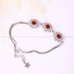 دستبند عقیق زنانه کد 5617