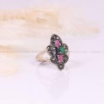 انگشتر میکس زنانه کد 5619