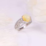 انگشتر اوپال زنانه کد 5624