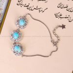 دستبند فیروزه زنانه کد 5666