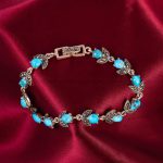 دستبند فیروزه زنانه کد 5531