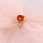 انگشتر عقیق یمن زنانه کد 5541