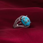 انگشتر فیروزه شجری زنانه کد 5550