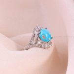 انگشتر فیروزه شجری زنانه کد 5551