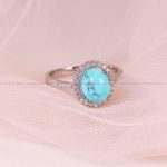 انگشتر فیروزه شجری زنانه کد 5556