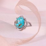 انگشتر فیروزه شجری زنانه کد 5568