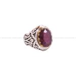 انگشتر یاقوت سرخ مردانه کد 3666