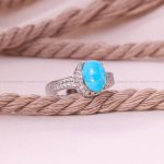 انگشتر فیروزه شجری زنانه کد 5573