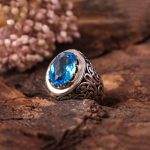 انگشتر عقیق یمن مردانه کد 3586