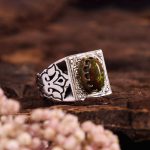 انگشتر اوپال مردانه کد 3598