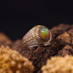 انگشتر اوپال مردانه کد 3607