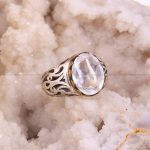 انگشتر دُر نجف مردانه کد 5676