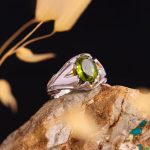 انگشتر زبرجد مردانه کد 3620