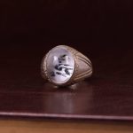 انگشتر دُر نجف مردانه کد 5690