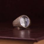 انگشتر دُر نجف مردانه کد 5692