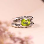 انگشتر زبرجد مردانه کد 3648