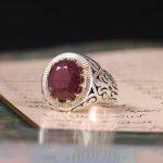 انگشتر یاقوت سرخ مردانه کد 3692