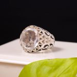 انگشتر دُر نجف مردانه کد 3716