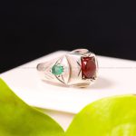 انگشتر عقیق یمن مردانه کد 3718