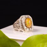 انگشتر اوپال مردانه کد 3720