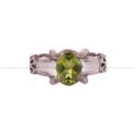 انگشتر زبرجد مردانه کد 5735