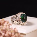 انگشتر اوپال مردانه کد 3737