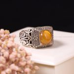 انگشتر اوپال مردانه کد 3738