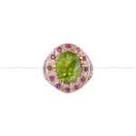 انگشتر زبرجد مردانه کد 5743