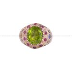 انگشتر زبرجد مردانه کد 5747