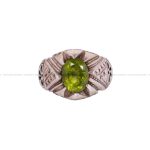 انگشتر زبرجد مردانه کد 5748