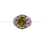 انگشتر زبرجد مردانه کد 5755