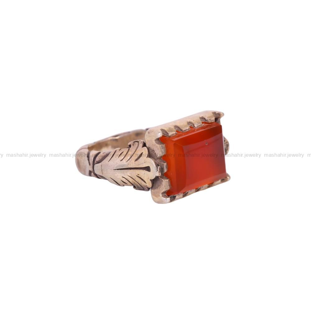 انگشتر عقیق یمن مردانه کد 5792