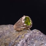 انگشتر زبرجد مردانه کد 5699