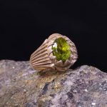 انگشتر زبرجد مردانه کد 5705