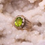 انگشتر زبرجد مردانه کد 5710