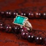 انگشتر طرح زمرد مردانه کد 5753