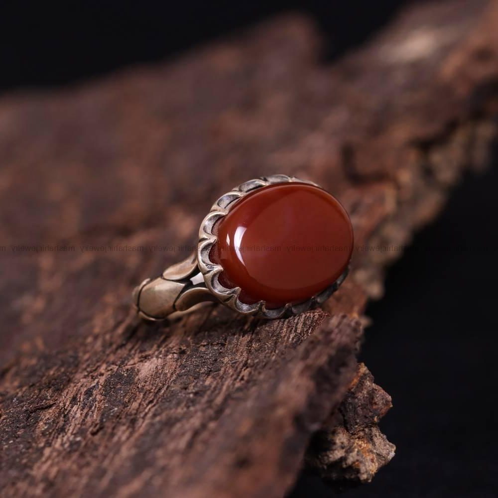 انگشتر عقیق یمن مردانه کد 5783