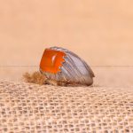 انگشتر عقیق یمن مردانه کد 5821