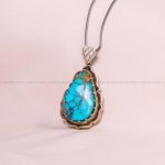 گردنبند فیروزه زنانه کد 5836