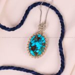 گردنبند فیروزه زنانه کد 5843