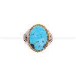 انگشتر فیروزه شجری مردانه کد 3885