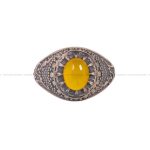 انگشتر شرف الشمس مردانه کد 5958