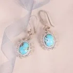 گوشواره فیروزه زنانه کد 5876