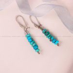 گوشواره فیروزه زنانه کد 5878