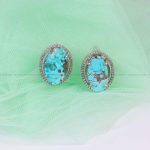 گوشواره فیروزه زنانه کد 5884