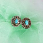 گوشواره فیروزه زنانه کد 5886