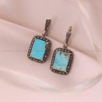 گوشواره فیروزه زنانه کد 5889