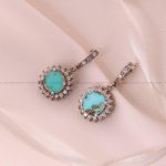 گوشواره فیروزه زنانه کد 5890