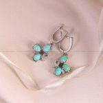 گوشواره فیروزه زنانه کد 5891